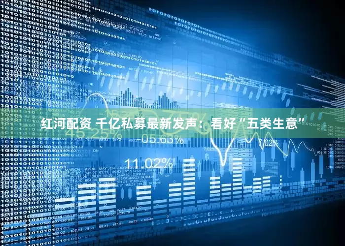 红河配资 千亿私募最新发声：看好“五类生意”